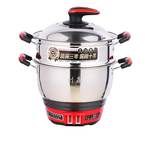 中国红电热锅